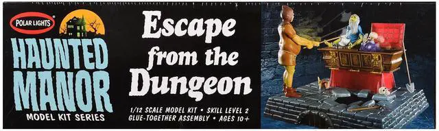 Alt view image 2 of 3 - Skill 2 Haunted Manor "Escape from the Dungeon" Diorama Set 1/12 Plastic Model by Polar Lights