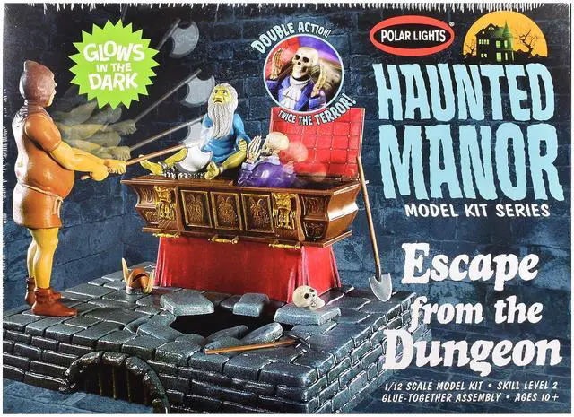 Main image of Skill 2 Haunted Manor "Escape from the Dungeon" Diorama Set 1/12 Plastic Model by Polar Lights