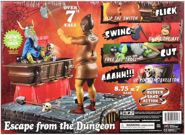 Alt view image 3 of 3 - Skill 2 Haunted Manor "Escape from the Dungeon" Diorama Set 1/12 Plastic Model by Polar Lights