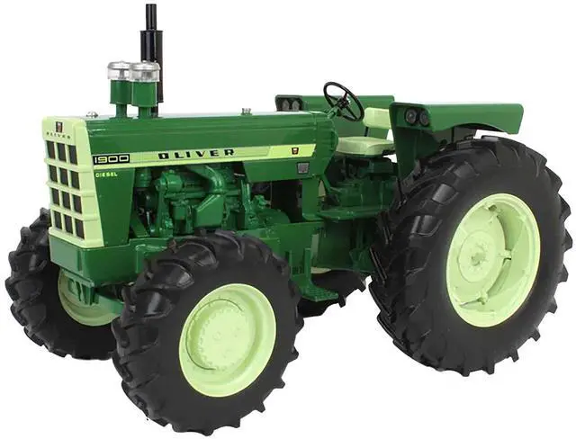 Alt view image 2 of 2 - Oliver 1900 Front Wheel Assist Tractor Green "Classic Series" 1/16 Diecast Model by SpecCast