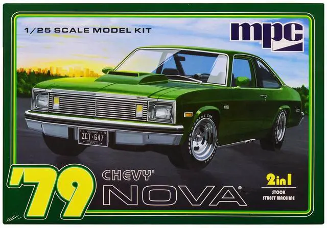 Main image of Skill 2 Model Kit 1979 Chevrolet Nova 2-in-1 Kit 1/25 Scale Model by MPC