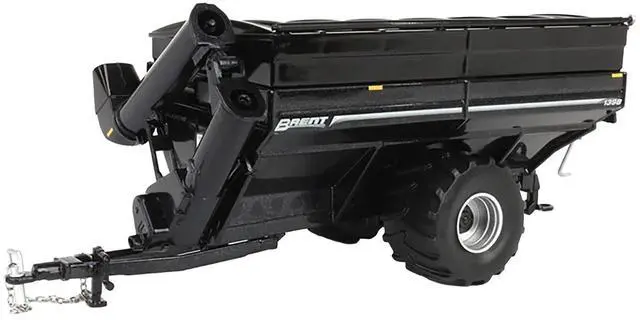 Alt view image 2 of 3 - Brent 1398 Avalanche Grain Cart with Flotation Tires Black Metallic 1/64 Diecast Model by SpecCast