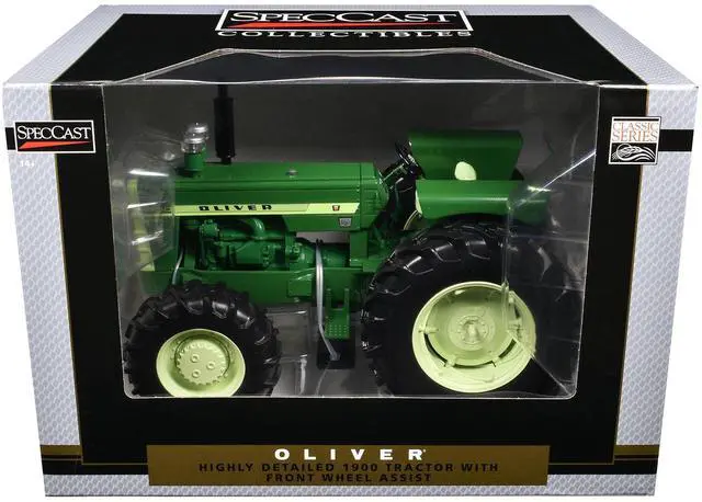 Main image of Oliver 1900 Front Wheel Assist Tractor Green "Classic Series" 1/16 Diecast Model by SpecCast