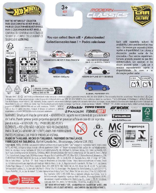 Alt view image 2 of 3 - Subaru Forester STi Blue Metallic "Modern Classics" Series Diecast Model Car by Hot Wheels