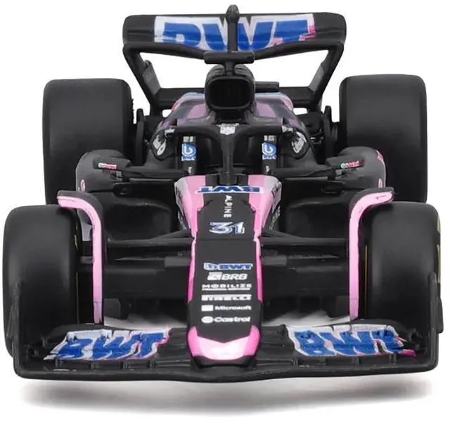 Alt view image 4 of 6 - Alpine A524 #31 Esteban Ocon "BWT" "Formula One F1 World Championship" (2024) 1/43 Diecast Model Car by Bburago