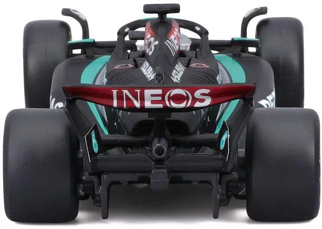 Alt view image 5 of 6 - Mercedes-AMG F1 W15 E Performance #63 "Petronas" F1 World Championship (2024) "Race" 1/43 Diecast Model Car by Bburago