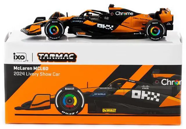 Alt view image 4 of 6 - McLaren MCL60 Formula One F1 "2024 Livery Show Car" "Global64" Series 1/64 Diecast Model Car by Tarmac Works