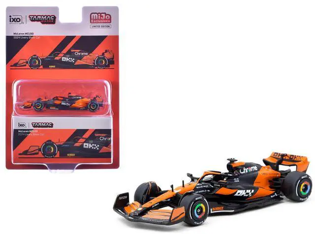 Main image of McLaren MCL60 Formula One F1 "2024 Livery Show Car" "Global64" Series 1/64 Diecast Model Car by Tarmac Works