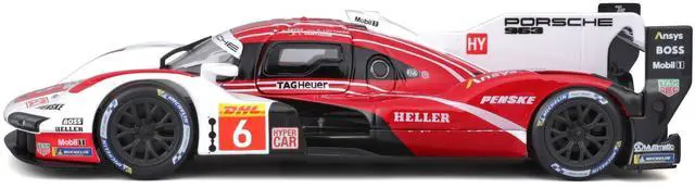Alt view image 3 of 6 - Porsche 963 #6 "Porsche Penske Motorsport" Winner "FIA World Endurance Championship" (2024) 1/24 Diecast Model Car by Bburago