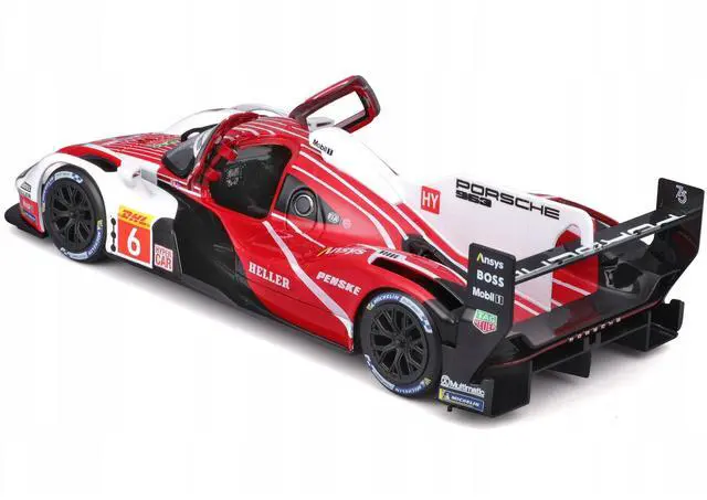 Alt view image 4 of 6 - Porsche 963 #6 "Porsche Penske Motorsport" Winner "FIA World Endurance Championship" (2024) 1/24 Diecast Model Car by Bburago