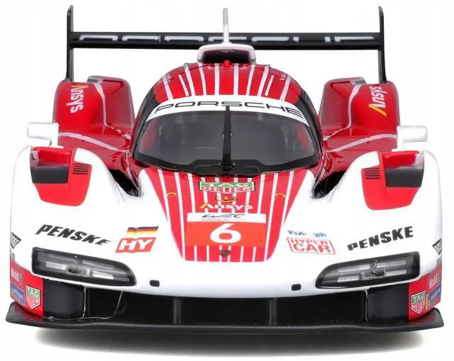 Alt view image 5 of 6 - Porsche 963 #6 "Porsche Penske Motorsport" Winner "FIA World Endurance Championship" (2024) 1/24 Diecast Model Car by Bburago