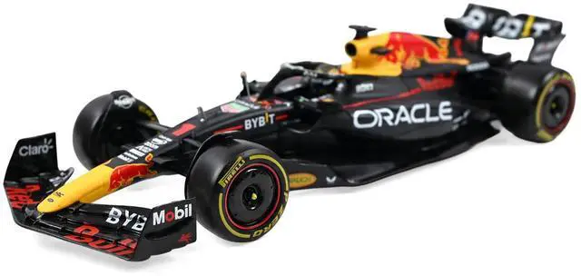 Alt view image 2 of 6 - Red Bull Racing RB19 #1 "Oracle" Winner F1 Championship "Drivers' Champion" (2023) w/Case 1/24 Diecast Model Car by Bburago