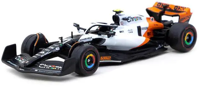 Alt view image 2 of 6 - McLaren MCL60 #4 Lando Norris 3rd Place F1 "Spanish GP Qualifying" (2023) "Global64" 1/64 Diecast Model Car by Tarmac Works