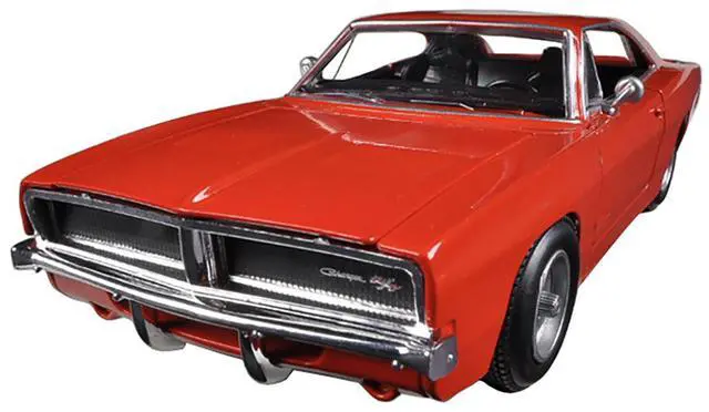 Alt view image 2 of 6 - 1969 Dodge Charger R/T Orange "Muscle Car Collection" 1/25 Diecast Model Car by New Ray