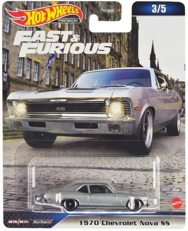 Alt view image 4 of 6 - "Fast & Furious" 2023 5 piece Set D Diecast Model Cars by Hot Wheels