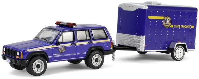 Alt view image 3 of 6 - "Hot Pursuit Hitch & Tow" Series 1 Set of 3 pieces 1/64 Die-Cast Model Cars by Greenlight