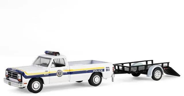 Alt view image 2 of 6 - "Hot Pursuit Hitch & Tow" Series 1 Set of 3 pieces 1/64 Die-Cast Model Cars by Greenlight