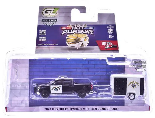 Alt view image 5 of 6 - "Hot Pursuit Hitch & Tow" Series 1 Set of 3 pieces 1/64 Die-Cast Model Cars by Greenlight