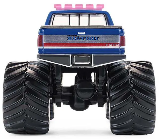 Alt view image 6 of 6 - 1990 Ford F-350 Monster Truck "Bigfoot #4" Blue "Kings of Crunch" 1/64 Diecast Model Cars by Greenlight