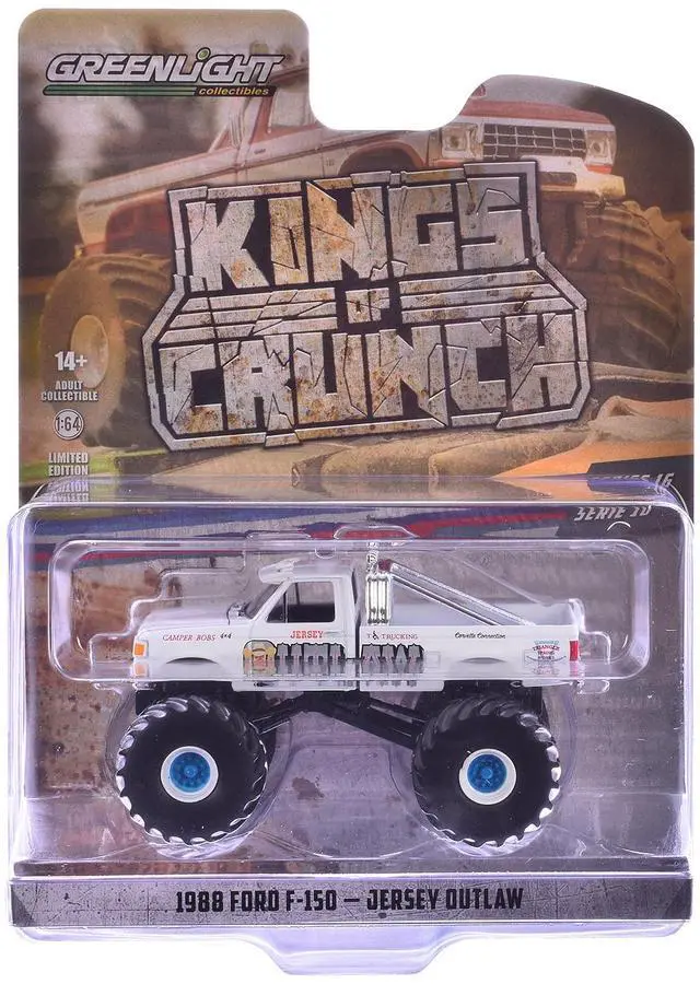Alt view image 5 of 6 - "Kings of Crunch" Series 16 Set of 6 Monster Trucks 1/64 Die-Cast Model Cars by Greenlight