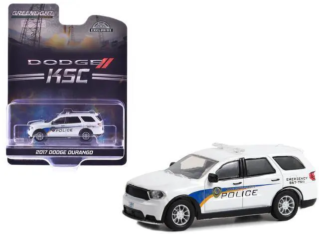 Main image of 2017 Dodge Durango White with Graphics "Hobby Exclusive" Series 1/64 Diecast Model Car by Greenlight