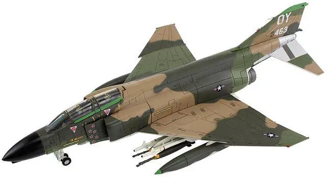 Alt view image 6 of 6 - McDonnell Douglas F-4D Phantom II Fighter-Bomber Aircraft US Air Force "Air Power Series" 1/72 Diecast Model by Hobby Master