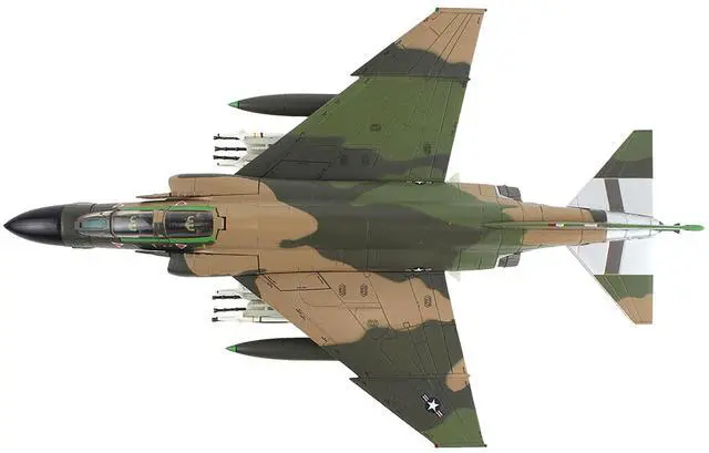 Alt view image 4 of 6 - McDonnell Douglas F-4D Phantom II Fighter-Bomber Aircraft US Air Force "Air Power Series" 1/72 Diecast Model by Hobby Master