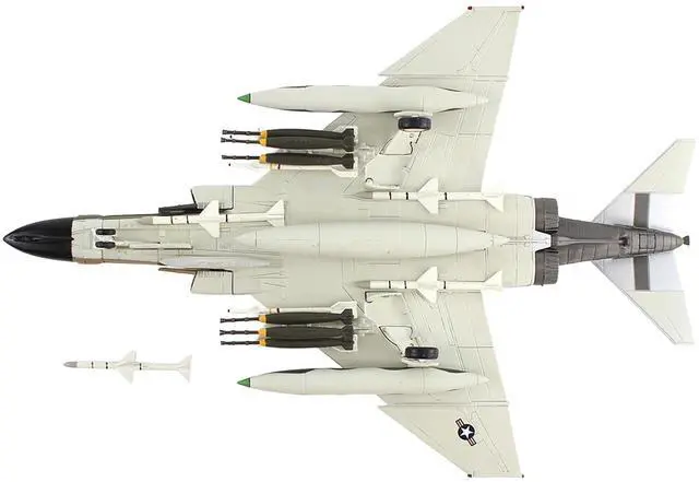 Alt view image 5 of 6 - McDonnell Douglas F-4D Phantom II Fighter-Bomber Aircraft US Air Force "Air Power Series" 1/72 Diecast Model by Hobby Master
