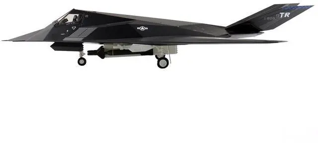 Alt view image 2 of 6 - Lockheed F-117A Nighthawk Stealth Aircraft "84-0809" (2022) US Air Force "Air Power Series" 1/72 Diecast Model by Hobby Master