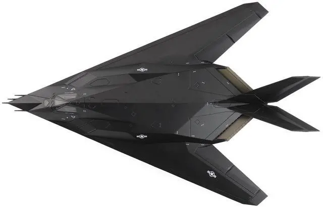 Alt view image 4 of 6 - Lockheed F-117A Nighthawk Stealth Aircraft "84-0809" (2022) US Air Force "Air Power Series" 1/72 Diecast Model by Hobby Master