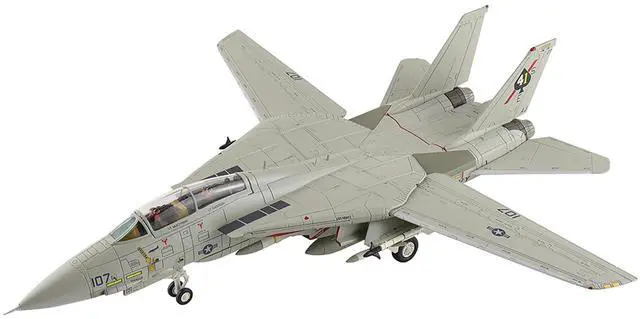 Alt view image 6 of 6 - Grumman F-14A Tomcat Fighter Aircraft "Sukhoi Killer, VF-41 Black Aces, USS Nimitz" US Navy 1/72 Diecast Model by Hobby Master