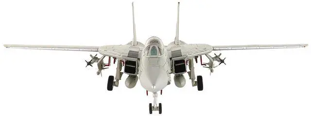 Alt view image 3 of 6 - Grumman F-14A Tomcat Fighter Aircraft "Sukhoi Killer, VF-41 Black Aces, USS Nimitz" US Navy 1/72 Diecast Model by Hobby Master