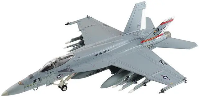 Alt view image 6 of 6 - Boeing F/A-18E Super Hornet Fighter Aircraft Golden Warriors" 2017 US Navy "Air Power Series" 1/72 Diecast Model by Hobby Master