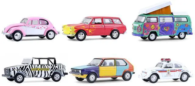 Alt view image 2 of 6 - "Club Vee-Dub" Series 21 Set of 6 pieces 1/64 Diecast Model Cars by Greenlight