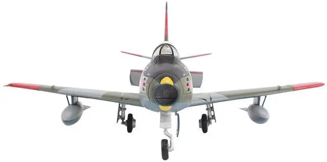 Alt view image 3 of 6 - Canadair Sabre Mk.6 Fighter Aircraft "Sky Lancers" (1956) Royal Canadian Air Force 1/72 Diecast Model by Hobby Master