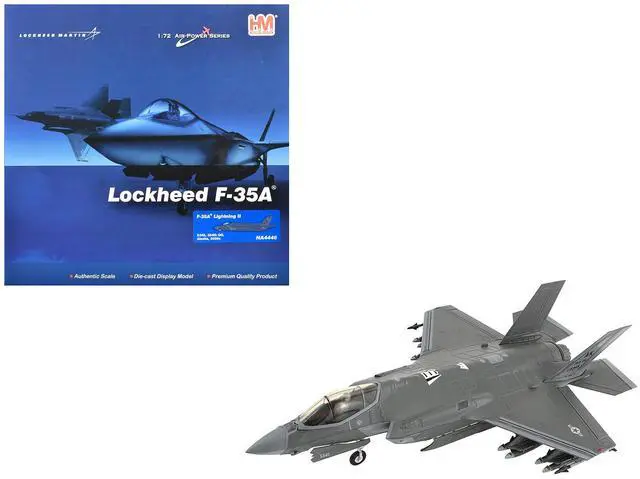 Main image of Lockheed Martin F-35A Lightning II Aircraft "Eielson Air Force Base, Alaska" US Air Force 1/72 Diecast Model by Hobby Master