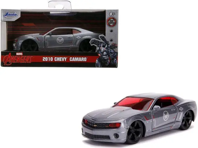 Alt view image 2 of 4 - 2010 Chevrolet Camaro Silver "War Machine" "Avengers" "Marvel" Series 1/32 Diecast Model Car by Jada