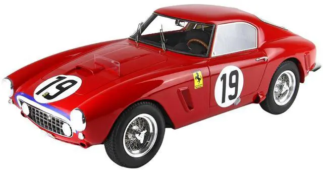 Alt view image 2 of 6 - Ferrari 250 SWB #19 "North American Racing Team" "24 Hours of Le Mans" (1960) with DISPLAY CASE Limited Ed Model Car by BBR
