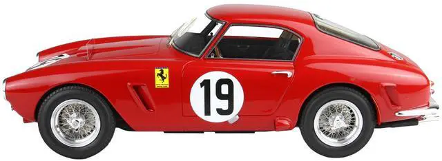 Alt view image 3 of 6 - Ferrari 250 SWB #19 "North American Racing Team" "24 Hours of Le Mans" (1960) with DISPLAY CASE Limited Ed Model Car by BBR