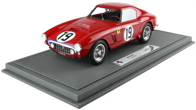 Alt view image 5 of 6 - Ferrari 250 SWB #19 "North American Racing Team" "24 Hours of Le Mans" (1960) with DISPLAY CASE Limited Ed Model Car by BBR