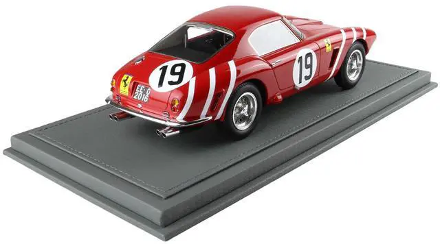 Alt view image 6 of 6 - Ferrari 250 SWB #19 "North American Racing Team" "24 Hours of Le Mans" (1960) with DISPLAY CASE Limited Ed Model Car by BBR