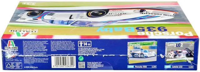 Alt view image 3 of 4 - Skill 3 Model Kit Porsche 935 Baby 1/24 Scale Model by Italeri