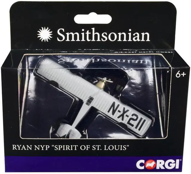 Alt view image 2 of 3 - Ryan NYP N-X-211 Airplane "Spirit of St. Louis" "Smithsonian" Series Diecast Model by Corgi