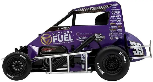 Alt view image 3 of 6 - Midget Sprint Car #39 Logan Seavey "Victory Fuel" Swindell Speedlab (2025) 1/18 Diecast Model Car by ACME