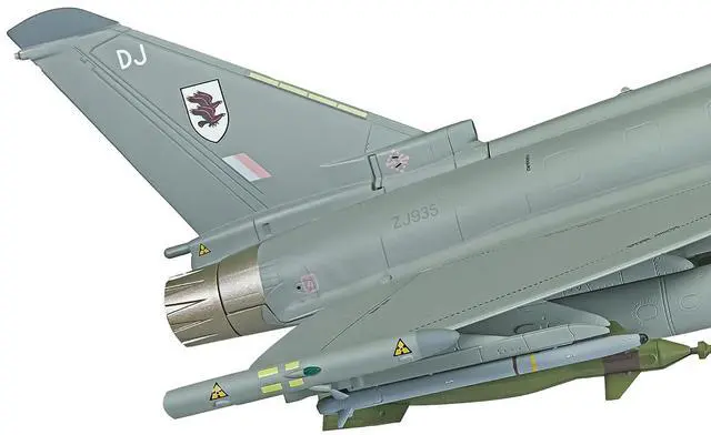 Alt view image 4 of 6 - Eurofighter Typhoon FGR.4 Fighter Aircraft "Italy" (2011) Royal Air Force "The Aviation Archive" 1/48 Diecast Model by Corgi