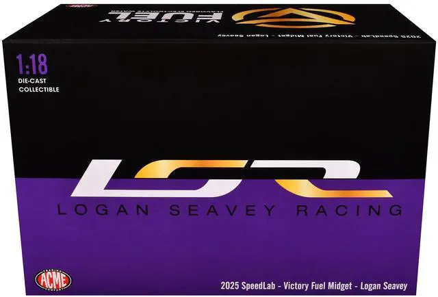 Alt view image 6 of 6 - Midget Sprint Car #39 Logan Seavey "Victory Fuel" Swindell Speedlab (2025) 1/18 Diecast Model Car by ACME