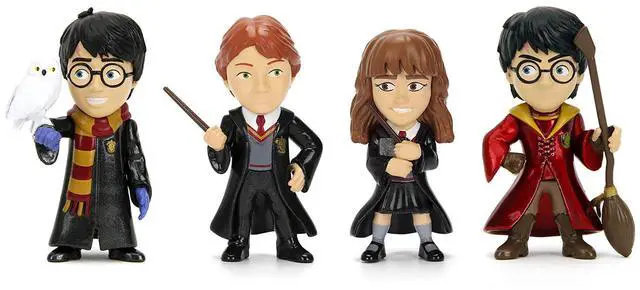 Alt view image 2 of 6 - Set of 4 Diecast Figures "Harry Potter" "Metalfigs" Series Diecast Models by Jada