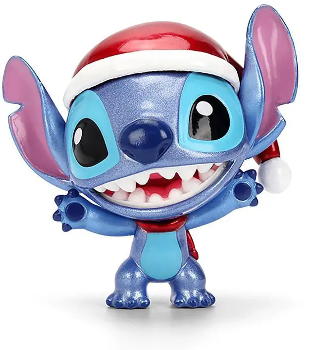 Alt view image 5 of 6 - Set of 4 Diecast Figures "Disney's Stitch Christmas Edition" "Metalfigs" Series Diecast Models by Jada