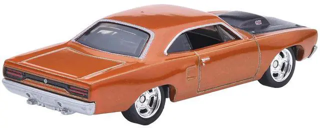 Alt view image 2 of 6 - 1970 Plymouth Road Runner Custom Copper Metallic with Black Hood "Furious 7" (2015) Movie Series Diecast Model Car by Hot Wheels
