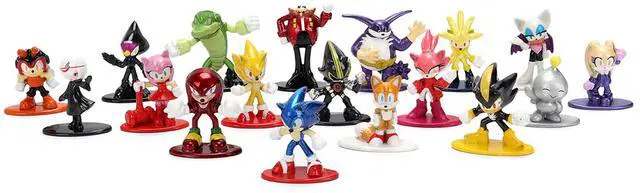 Alt view image 2 of 6 - "Sonic The Hedgehog" Set of 18 Diecast Figures Wave 2 "Nano Metalfigs" Series Diecast Models by Jada